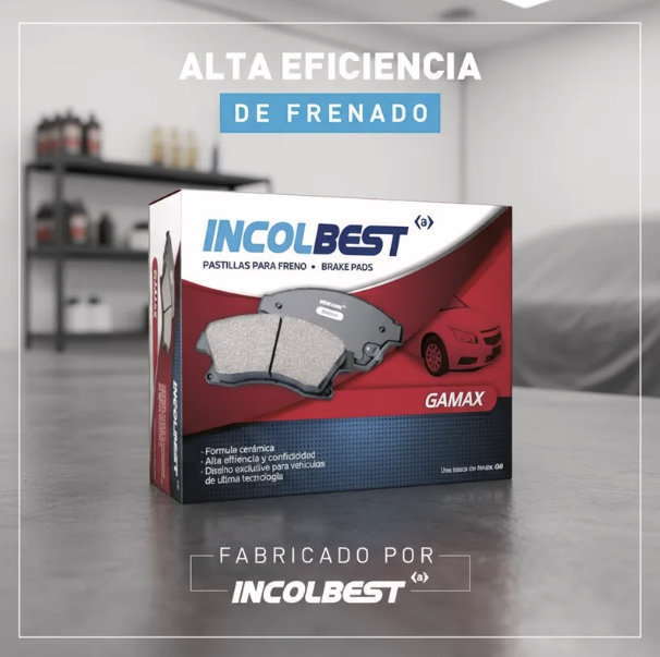 Pastillas de Freno Delanteras – Chevrolet Sail | Ref. 10316 Gamax