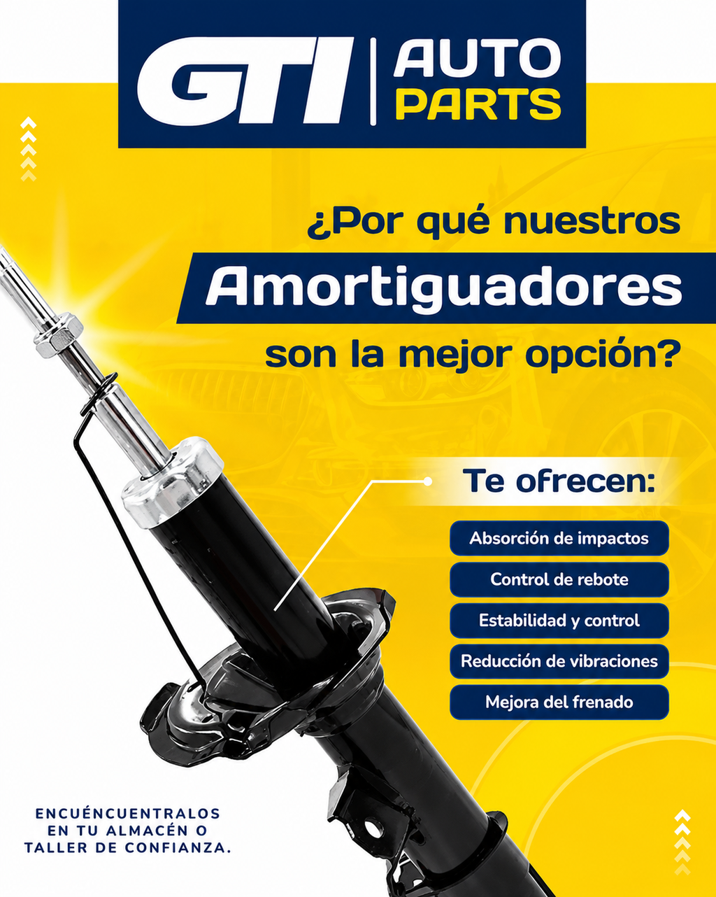 Dos Amortiguadores Delanteros Chevrolet Tracker | GTI