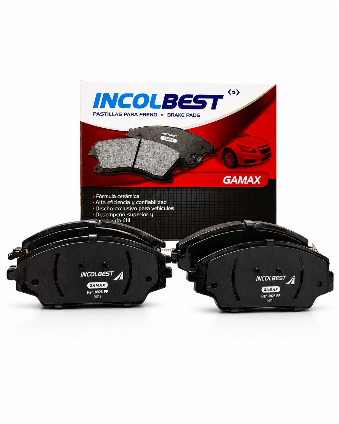 Pastillas de Freno Delanteras – Chevrolet Sonic | Ref. 8926 Gamax