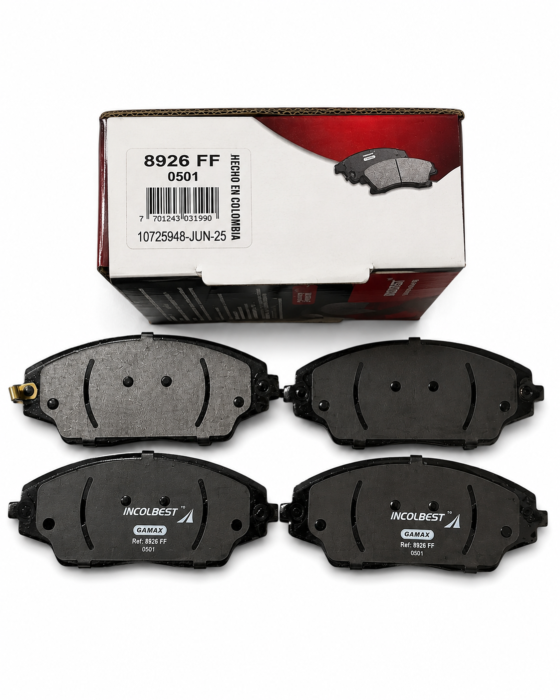 Pastillas de Freno Delanteras – Chevrolet Sonic | Ref. 8926 Gamax