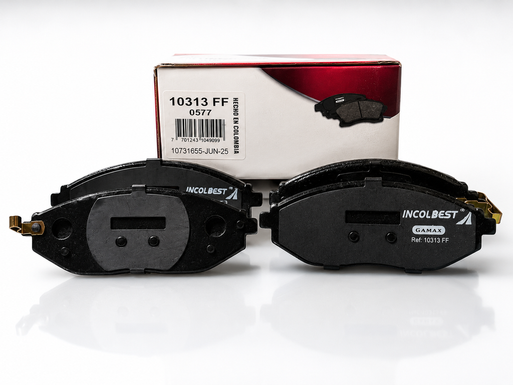 Pastillas de Freno Delanteras – Chevrolet Spark GT, Beat, Aveo Emotion | Ref. 10313 Gamax