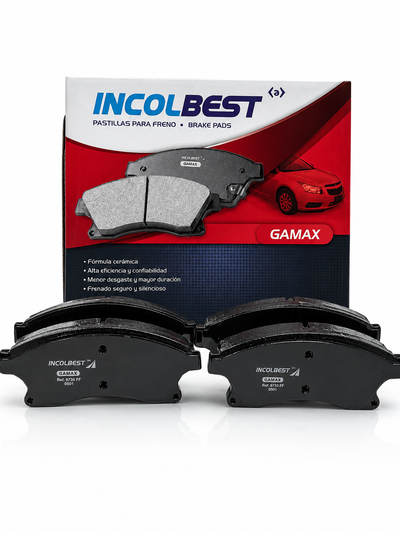 Pastillas de Freno Delanteras – Chevrolet Tracker, Cruze | Ref. 8730 Gamax