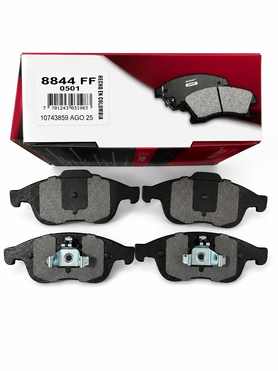 Pastillas de Freno Delanteras – Renault Duster 4x4 | Ref. 8844 Gamax