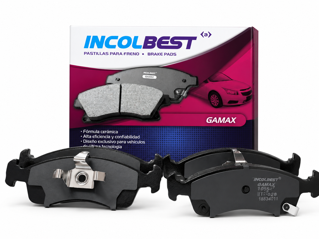 Pastillas de Freno Delanteras – Chevrolet Onix, Cobalt, Joy | Ref. 10357 Gamax