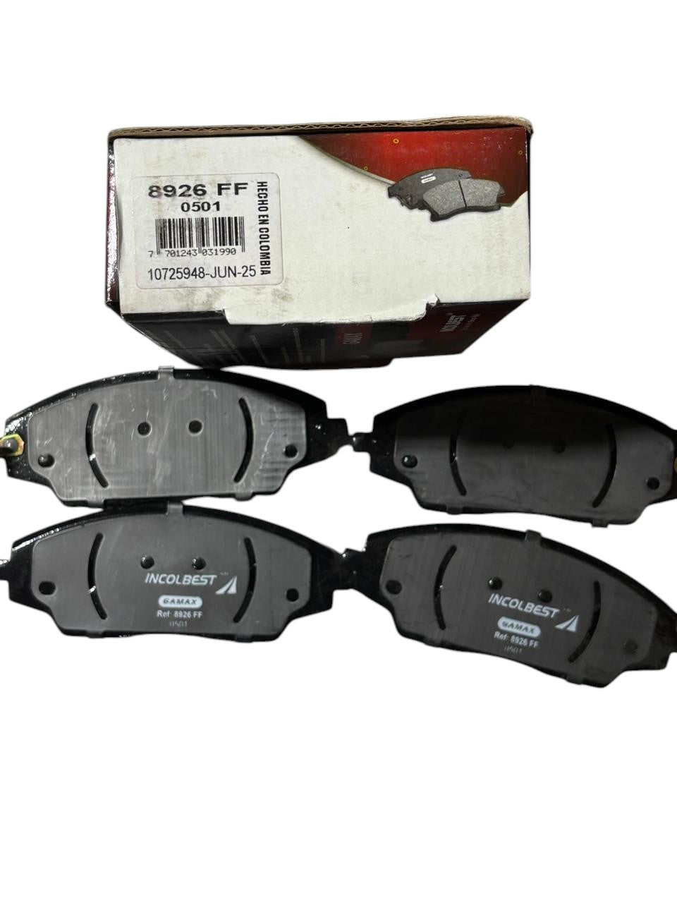 Pastillas de Freno Delanteras – Chevrolet Sonic | Ref. 8926 Gamax