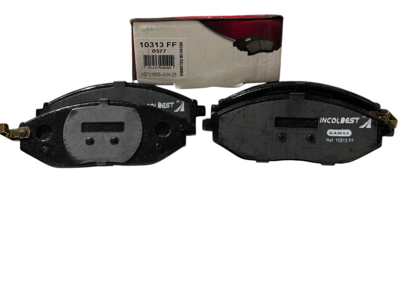 Pastillas de Freno Delanteras – Chevrolet Spark GT, Beat, Aveo Emotion | Ref. 10313 Gamax