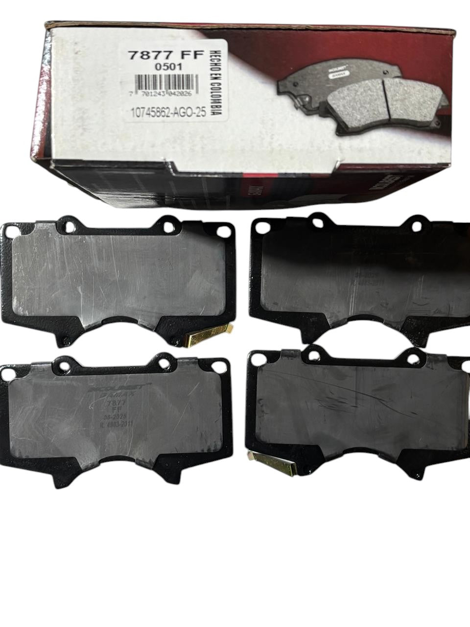 Pastillas de Freno Delanteras – Toyota Fortuner | Ref. 7877 Gamax
