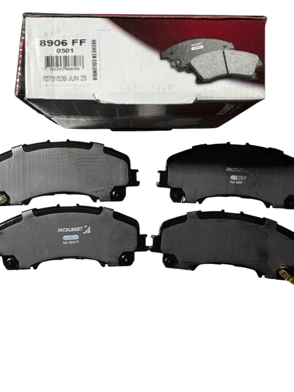 Pastillas de Freno Delanteras – Nissan X-Trail, Qashqai 16/  | Ref. 8906 Gamax