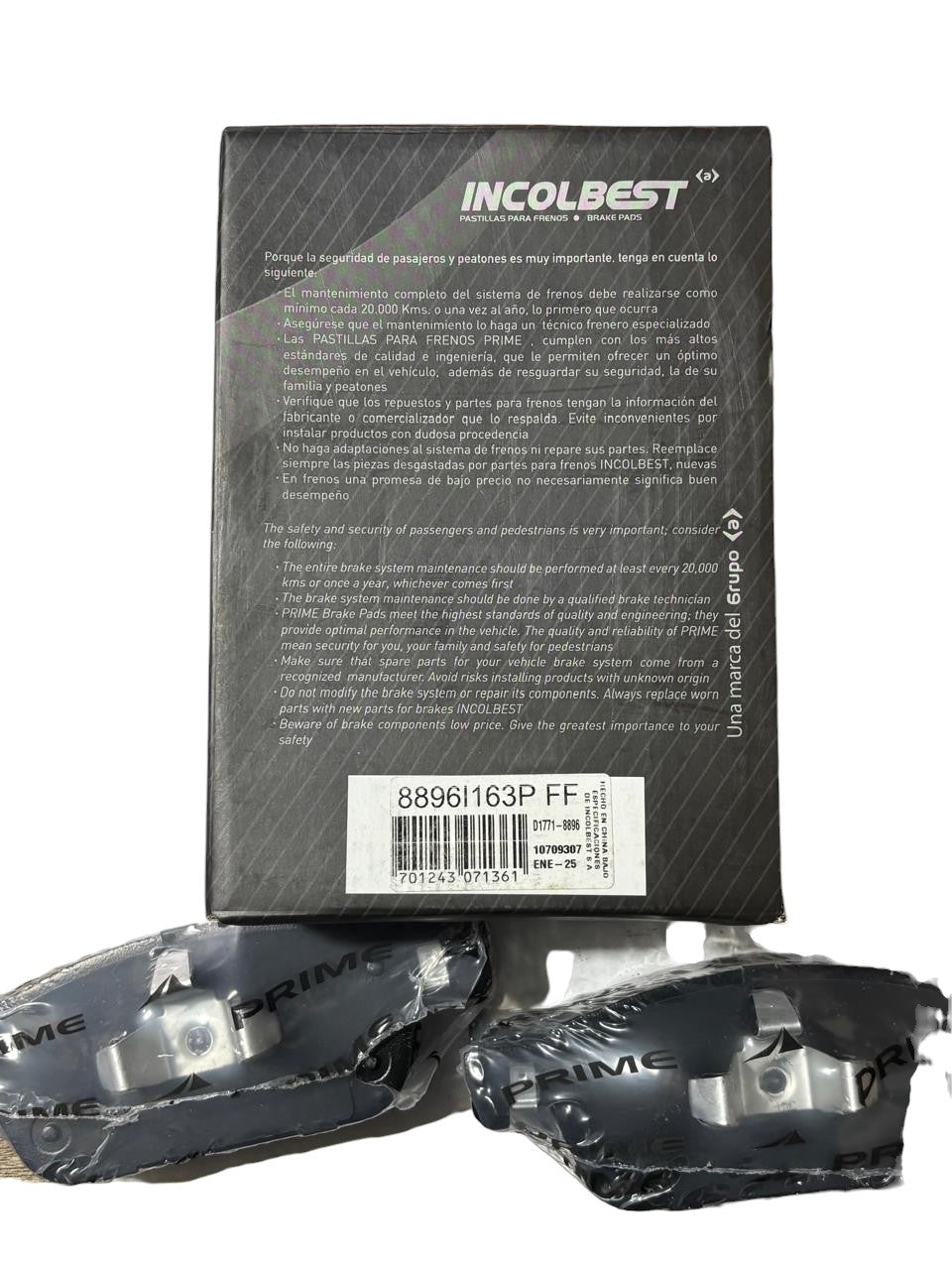 Pastillas de Freno Delanteras – Ford Focus, Escape | Ref. 8896 Prime
