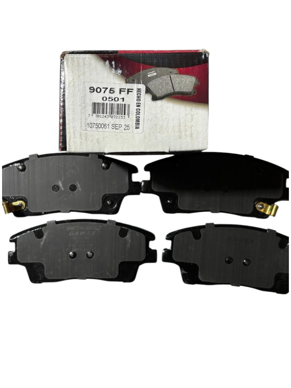Pastillas de Freno Delanteras – Kia Sportage Revolution, Hyundai Tucson | Ref. 9075 Gamax