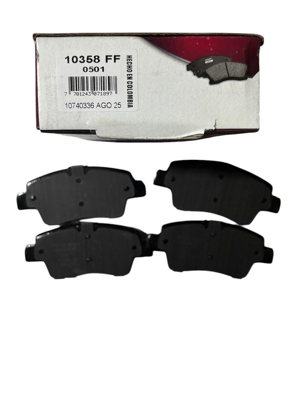 Pastillas de Freno Delanteras – Renault Kwid | Ref. 10358 Gamax