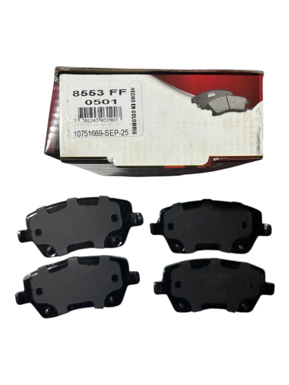Pastillas de Freno Delanteras – Renault Duster 4x2  | Ref. 8553 Gamax
